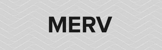 Un motif de filtre gris intitulé « Valeur confirmée minimale d’efficacité – MERV ».
