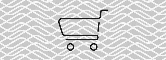 An icon of a shopping cart.
