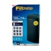 A black Filtrete™ True HEPA Medium Room Air Purifier-Black Touch.