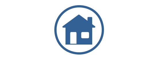 An icon of a house.
