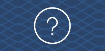 An icon of a question mark in a circle.
