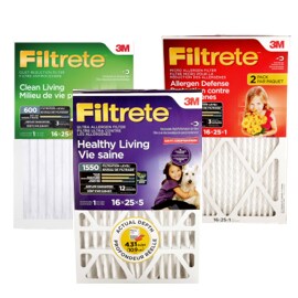 Three traditional Filtrete™ Air Filters.