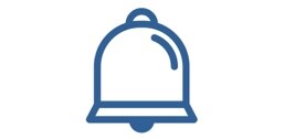 An icon of a bell.
