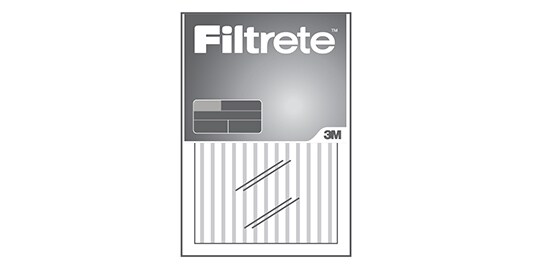 Une illustration d’un Filtre à air Filtrete(MC).
